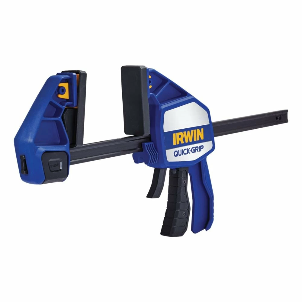 IRWIN Clamps QUICK-GRIP 12-in Heavy-Duty One Handed Bar Clamp 3 IRWIN Clamps QUICK-GRIP 12-in Heavy-Duty One Handed Bar Clamp