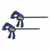 IRWIN Clamps QUICK-GRIP 2-Pack 4-1/4-in Micro Handed Bar Clamp -Irwin Fashion Outlet 00604476