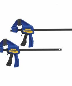 IRWIN Clamps QUICK-GRIP 2-Pack 4-1/4-in Micro Handed Bar Clamp