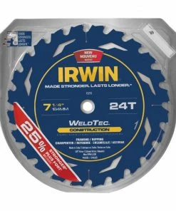 IRWIN Circular Saw Blades Marathon with Weldtec 7-1/4-in 24-Tooth Carbide Circular Saw Blade