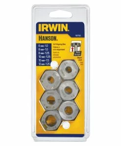 IRWIN Tap & Die Sets 6-Piece Tap and Die Set -Irwin Fashion Outlet 042526928611 03903055