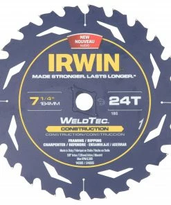 IRWIN Circular Saw Blades Marathon with Weldtec 7-1/4-in 24-Tooth Carbide Circular Saw Blade 10 IRWIN Circular Saw Blades Marathon with Weldtec 7-1/4-in 24-Tooth Carbide Circular Saw Blade -Irwin Fashion Outlet 07784442