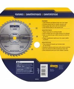 IRWIN Circular Saw Blades Classic 7-1/4-in 40-Tooth Carbide Circular Saw Blade -Irwin Fashion Outlet 08090517 scaled