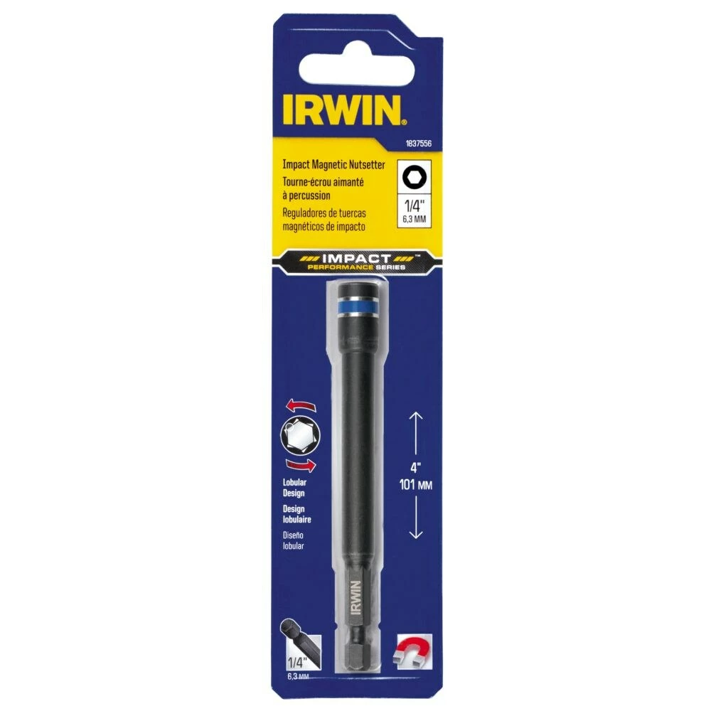 IRWIN Nut Drivers 4-in SAE Hex Nut Driver 5 IRWIN Nut Drivers 4-in SAE Hex Nut Driver - Image 3