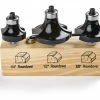 IRWIN Router Bit Sets 3-Piece Carbide-Tipped Router Bit Set 1 IRWIN Router Bit Sets 3-Piece Carbide-Tipped Router Bit Set -Irwin Fashion Outlet 08173638