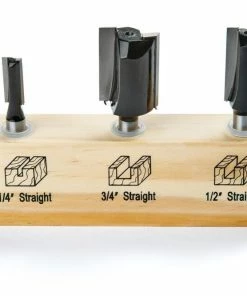 IRWIN Router Bit Sets 3-Piece Carbide-Tipped Router Bit Set