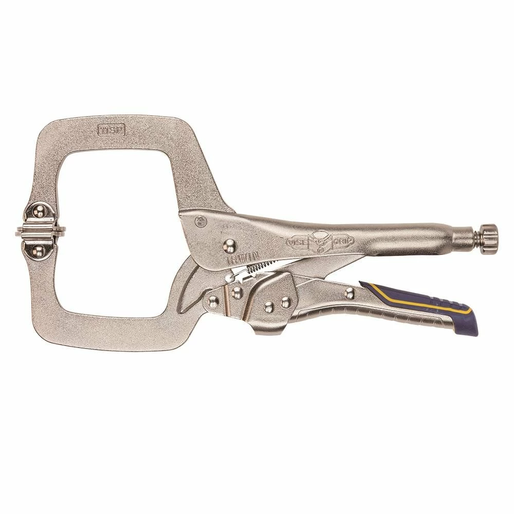 IRWIN VISE-GRIP Reduced Hand Span Fast Release 11-in Welding C-clamp Locking Pliers Swivel Tips 3 IRWIN VISE-GRIP Reduced Hand Span Fast Release 11-in Welding C-clamp Locking Pliers Swivel Tips