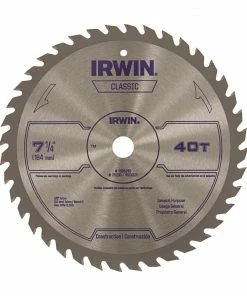 IRWIN Circular Saw Blades Classic 7-1/4-in 40-Tooth Carbide Circular Saw Blade