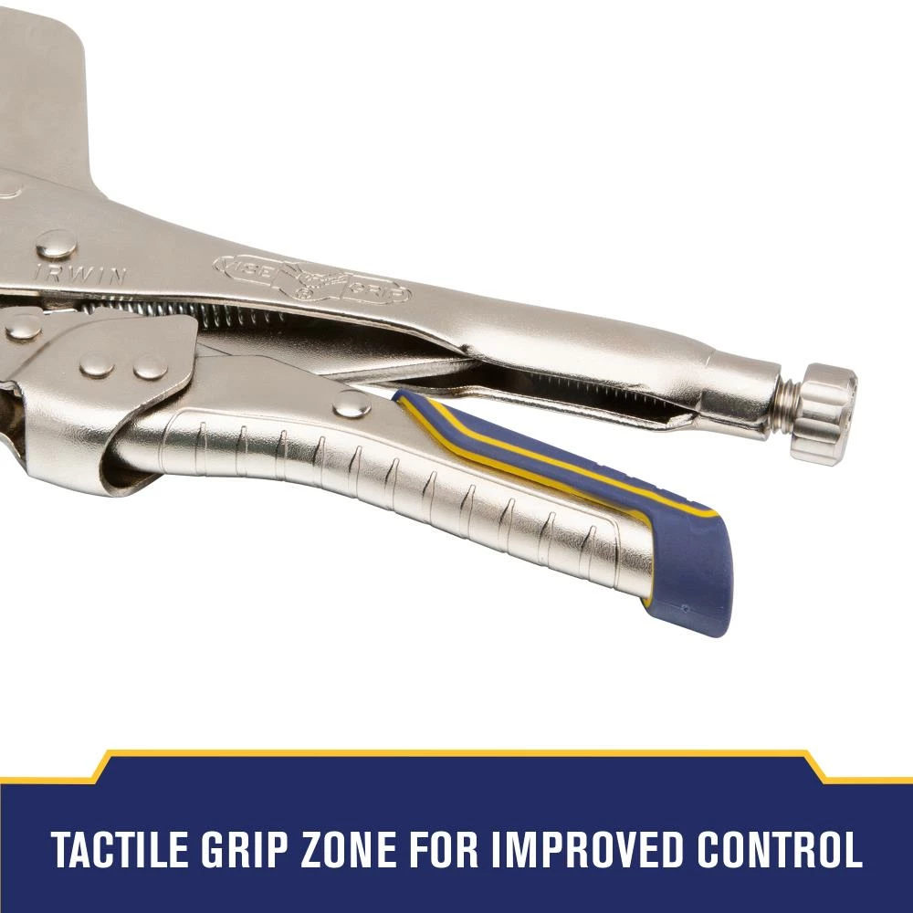 IRWIN VISE-GRIP Reduced Hand Span Fast Release 11-in Welding C-clamp Locking Pliers Swivel Tips 4 IRWIN VISE-GRIP Reduced Hand Span Fast Release 11-in Welding C-clamp Locking Pliers Swivel Tips - Image 2
