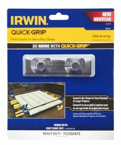 IRWIN Clamp Attachments QUICK-GRIP Heavy-Duty Clamp Coupler -Irwin Fashion Outlet 10391684