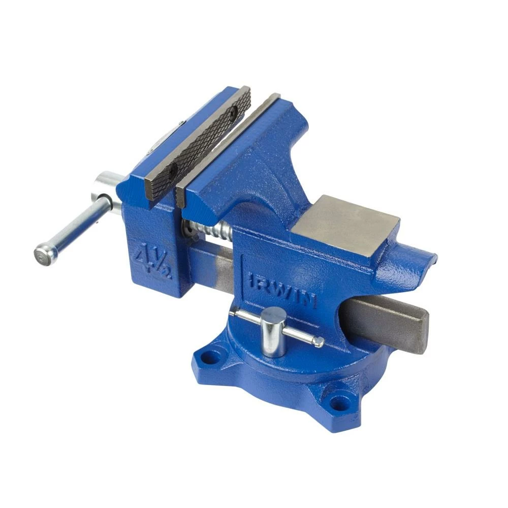 IRWIN Vises 4-1/2-in Cast Iron Light-Duty Workshop Vise 4 IRWIN Vises 4-1/2-in Cast Iron Light-Duty Workshop Vise - Image 2