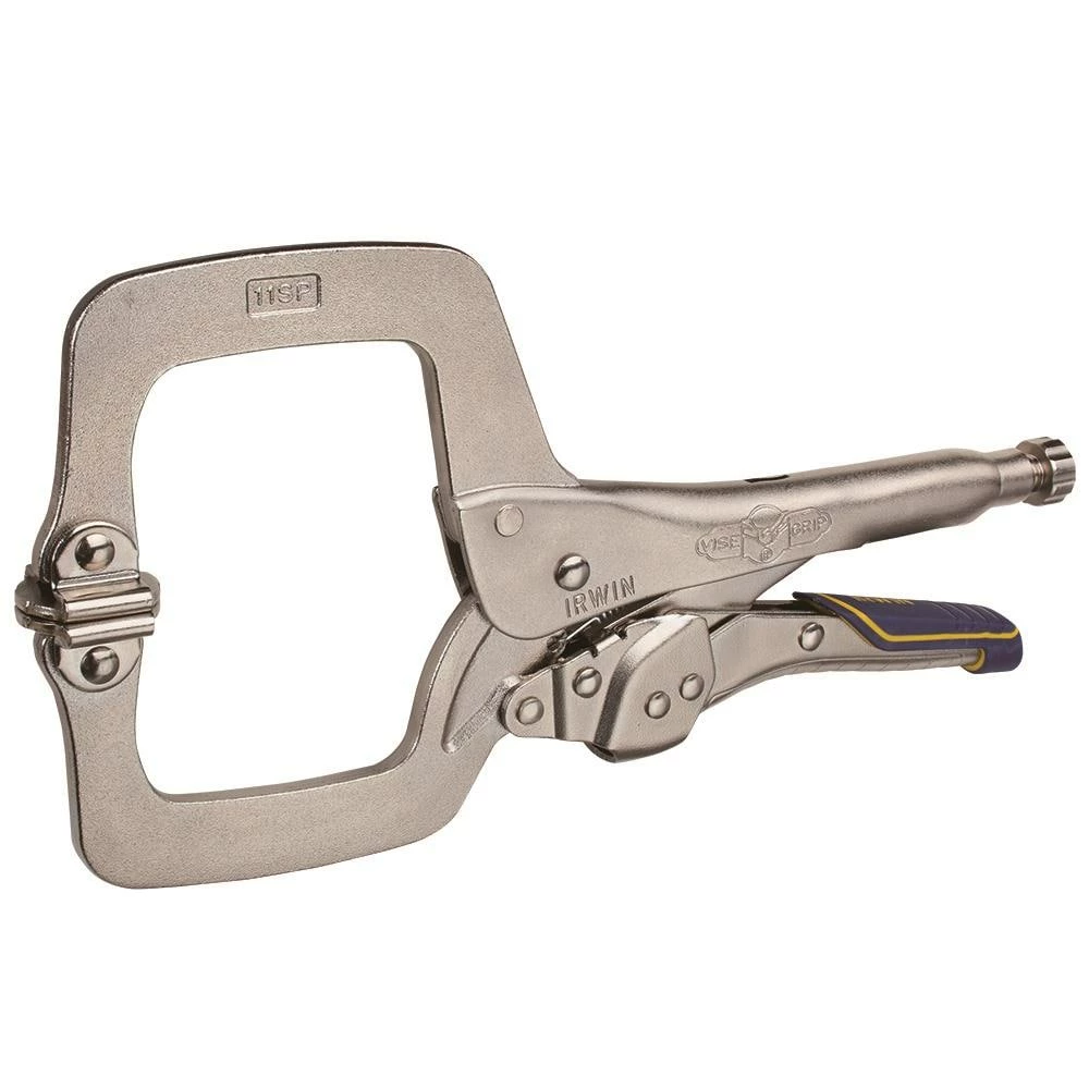 IRWIN VISE-GRIP Reduced Hand Span Fast Release 11-in Welding C-clamp Locking Pliers Swivel Tips 10 IRWIN VISE-GRIP Reduced Hand Span Fast Release 11-in Welding C-clamp Locking Pliers Swivel Tips - Image 8