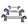 IRWIN Clamps QUICK-GRIP 6-Pack Assorted Light-Duty One Handed Bar Clamp -Irwin Fashion Outlet 10483929