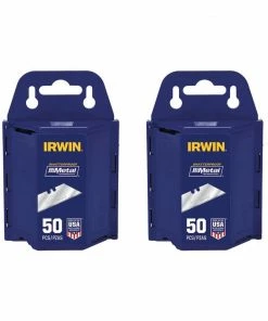 IRWIN Replacement Utility Blades Carbon Steel 3/4-in Utility Razor Blade(100-Pack)