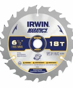 IRWIN Circular Saw Blades Marathon 6-1/2-in 18-Tooth Carbide Circular Saw Blade