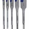 IRWIN Woodboring Drill Bits 5-Piece Assorted Woodboring Spade Drill Bit Set -Irwin Fashion Outlet 16306773