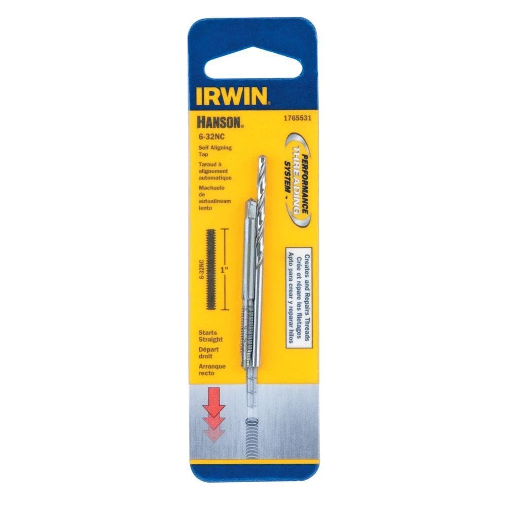 IRWIN Tap & Drill Sets Hanson 2-Pack SAE Tap and Drill Set 3 IRWIN Tap & Drill Sets Hanson 2-Pack SAE Tap and Drill Set