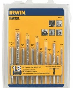 IRWIN Tap & Drill Sets HANSON 13-Pack SAE Tap and Drill Set