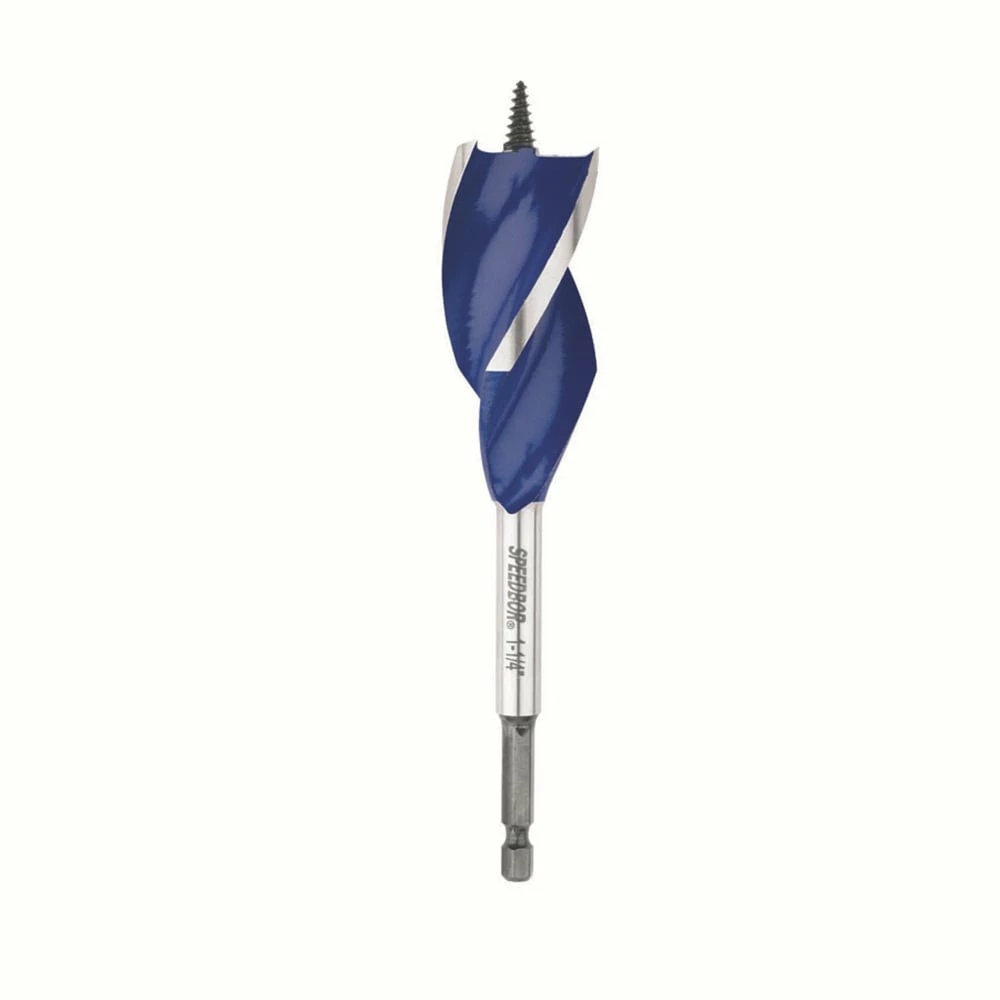 IRWIN Woodboring Drill Bits SPEEDBOR MAX 1-1/4-in Woodboring Tri-flute Drill Bit 3 IRWIN Woodboring Drill Bits SPEEDBOR MAX 1-1/4-in Woodboring Tri-flute Drill Bit