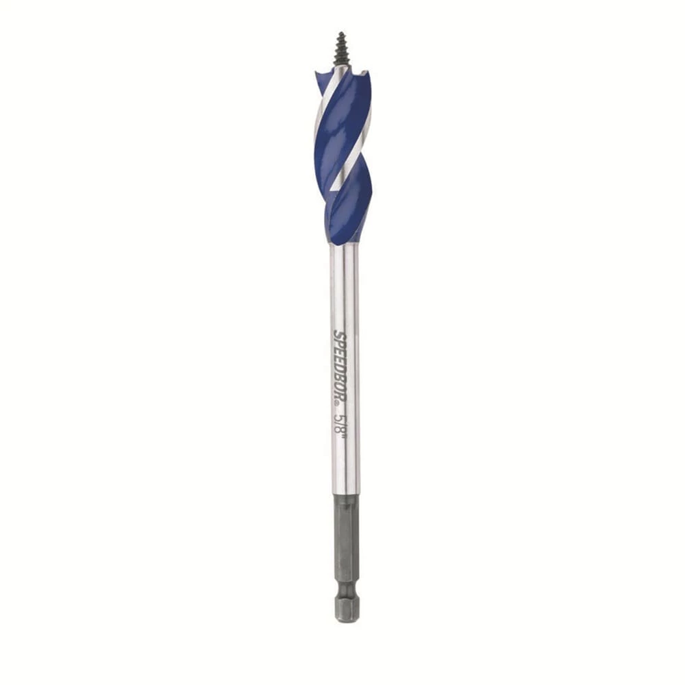 IRWIN Woodboring Drill Bits SPEEDBOR MAX 5/8-in Woodboring Tri-flute Drill Bit 3 IRWIN Woodboring Drill Bits SPEEDBOR MAX 5/8-in Woodboring Tri-flute Drill Bit