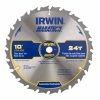 IRWIN Circular Saw Blades Marathon 10-in 24-Tooth Carbide Miter/Table Saw Blade -Irwin Fashion Outlet 16651849