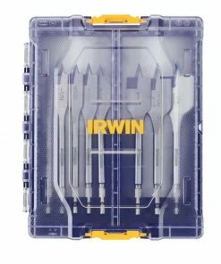 IRWIN Woodboring Drill Bits 8-Piece Assorted Woodboring Spade Drill Bit Set
