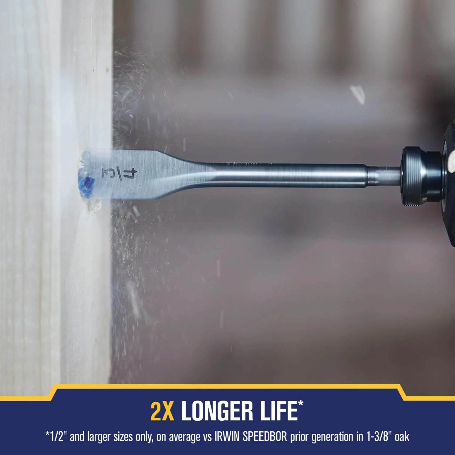 IRWIN Woodboring Drill Bits 1-in Woodboring Spade Drill Bit 7 IRWIN Woodboring Drill Bits 1-in Woodboring Spade Drill Bit - Image 5