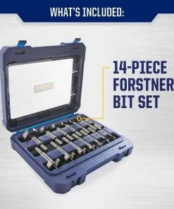 IRWIN Woodboring Drill Bits Marples 14-Piece 3/8-in Woodboring Forstner Drill Bit Set 16 IRWIN Woodboring Drill Bits Marples 14-Piece 3/8-in Woodboring Forstner Drill Bit Set -Irwin Fashion Outlet 17683983