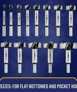 IRWIN Woodboring Drill Bits Marples 14-Piece 3/8-in Woodboring Forstner Drill Bit Set 17 IRWIN Woodboring Drill Bits Marples 14-Piece 3/8-in Woodboring Forstner Drill Bit Set -Irwin Fashion Outlet 17683985