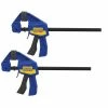 IRWIN Clamps QUICK-GRIP 2-Pack 6-in Mini One Handed Bar Clamp -Irwin Fashion Outlet 18258646