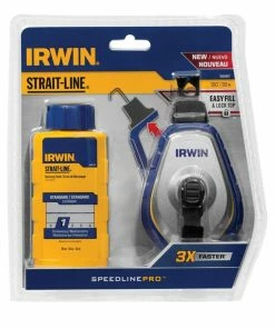 IRWIN Chalk Reels STRAIT-LINE SPEEDLINE PRO 100-ft Chalk Reel 9 IRWIN Chalk Reels STRAIT-LINE SPEEDLINE PRO 100-ft Chalk Reel -Irwin Fashion Outlet 18258769