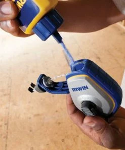 IRWIN Chalk Reels STRAIT-LINE SPEEDLINE PRO 100-ft Chalk Reel 10 IRWIN Chalk Reels STRAIT-LINE SPEEDLINE PRO 100-ft Chalk Reel -Irwin Fashion Outlet 18258770