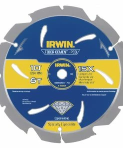 IRWIN Circular Saw Blades Marathon 10-in 6-Tooth Continuous Diamond Concrete Saw Blade
