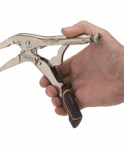 IRWIN VISE-GRIP Fast Release 9-in Long Nose Locking Pliers with Wire Cutter -Irwin Fashion Outlet 18313237