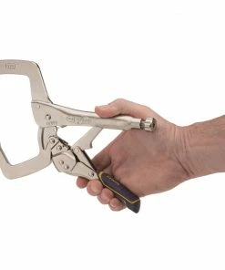 IRWIN VISE-GRIP Reduced Hand Span Fast Release 11-in Welding C-clamp Locking Pliers -Irwin Fashion Outlet 18313670