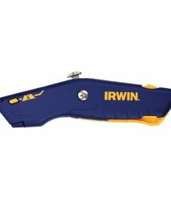 IRWIN Utility Knives 3/4-in 1-Blade Retractable Utility Knife with On Tool Blade Storage