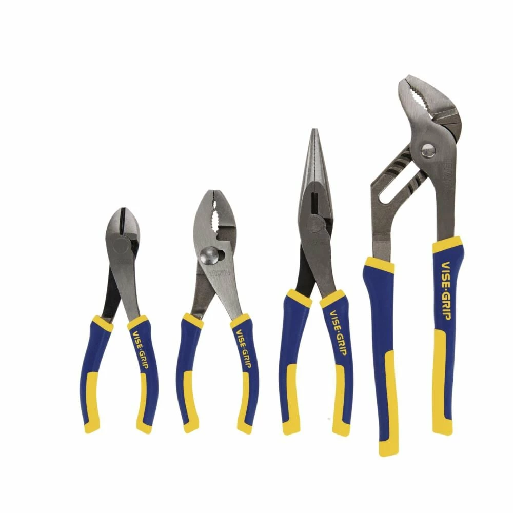 IRWIN Plier Sets VISE-GRIP ProPliers 4-Pack Assorted Plier Set 3 IRWIN Plier Sets VISE-GRIP ProPliers 4-Pack Assorted Plier Set