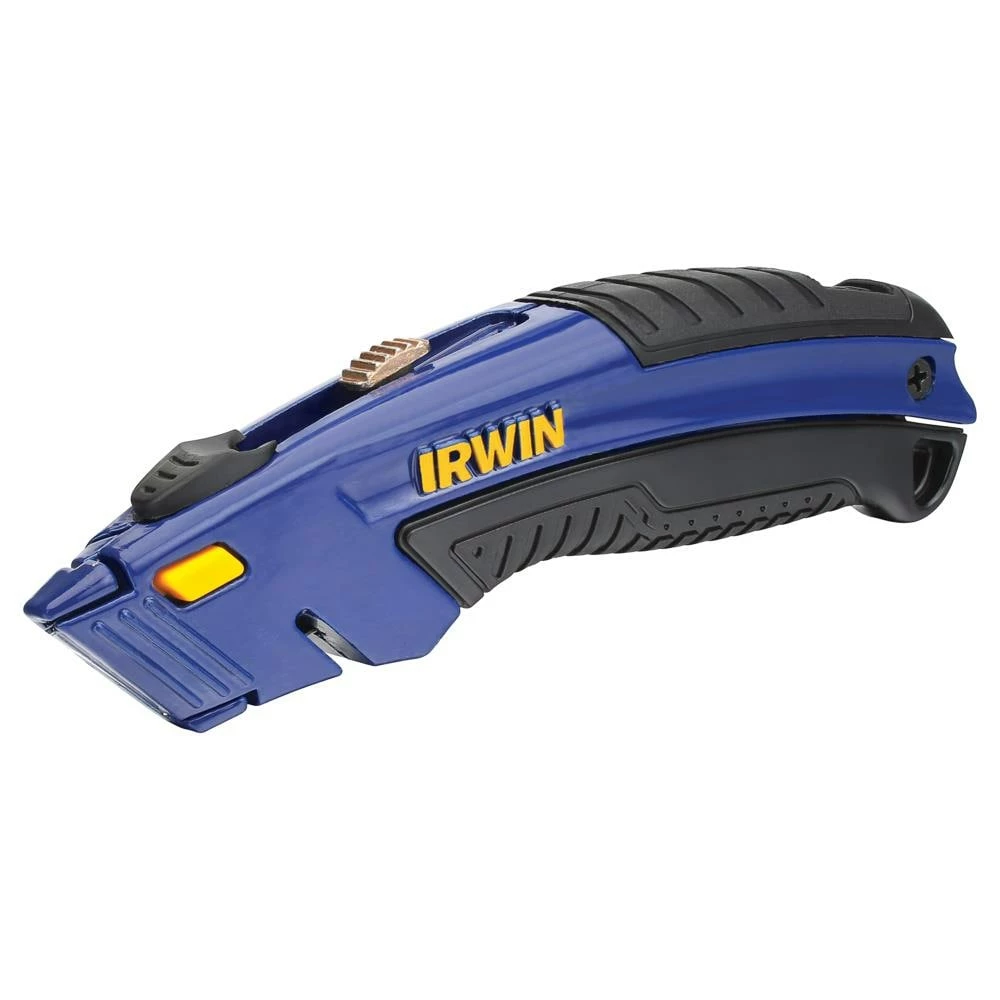 IRWIN Utility Knives 3/4-in 3-Blade Retractable Utility Knife with On Tool Blade Storage 4 IRWIN Utility Knives 3/4-in 3-Blade Retractable Utility Knife with On Tool Blade Storage - Image 2