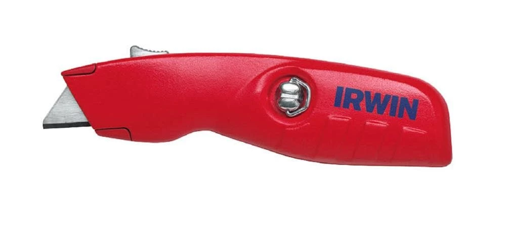 IRWIN Utility Knives 3/4-in 1-Blade Retractable Utility Knife with On Tool Blade Storage 3 IRWIN Utility Knives 3/4-in 1-Blade Retractable Utility Knife with On Tool Blade Storage