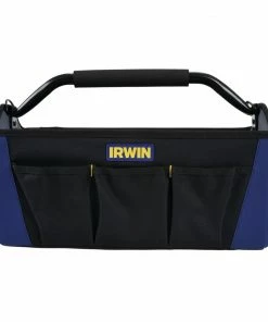IRWIN Tool Bags Blue/Black Polyester 18-in Tool Tote