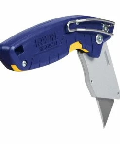 IRWIN Utility Knives Pro flip 1-Blade Folding Utility Knife with On Tool Blade Storage -Irwin Fashion Outlet 42360725