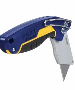 IRWIN Utility Knives Pro flip 3-Blade Folding Utility Knife with On Tool Blade Storage -Irwin Fashion Outlet 42467560