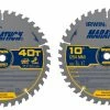 IRWIN Circular Saw Blades Irwin Marathon Large Diameter Saw Blades Marathon 2-Pack 10-in 40-Tooth Tungsten Carbide-tipped Steel Miter/Table Saw Blade Set -Irwin Fashion Outlet 44080526 scaled